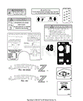 REPLACEMENT DECALS AND INFORMATION PLATES