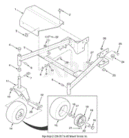 Deck Frame (Small Frame) 48A &amp; 52A