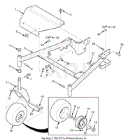 Deck Frame (*Small Frame) 48&quot; And 52&quot;