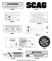 Replacement Decals &amp; Information (1 of 3)