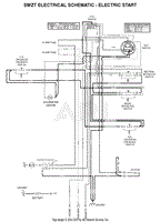 SWZT Electrical Schematic - Electric Start