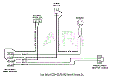 Engine Deck Wire Harness - 15 &amp; 17 HP Kawasaki