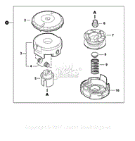 TRIMMER HEAD, SPEED-FEED 400