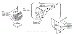 Cylinder, Muffler Assembly