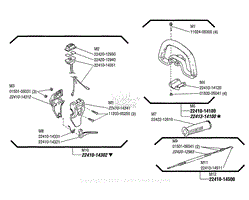 Handle, Throttle Lever (T/X230)