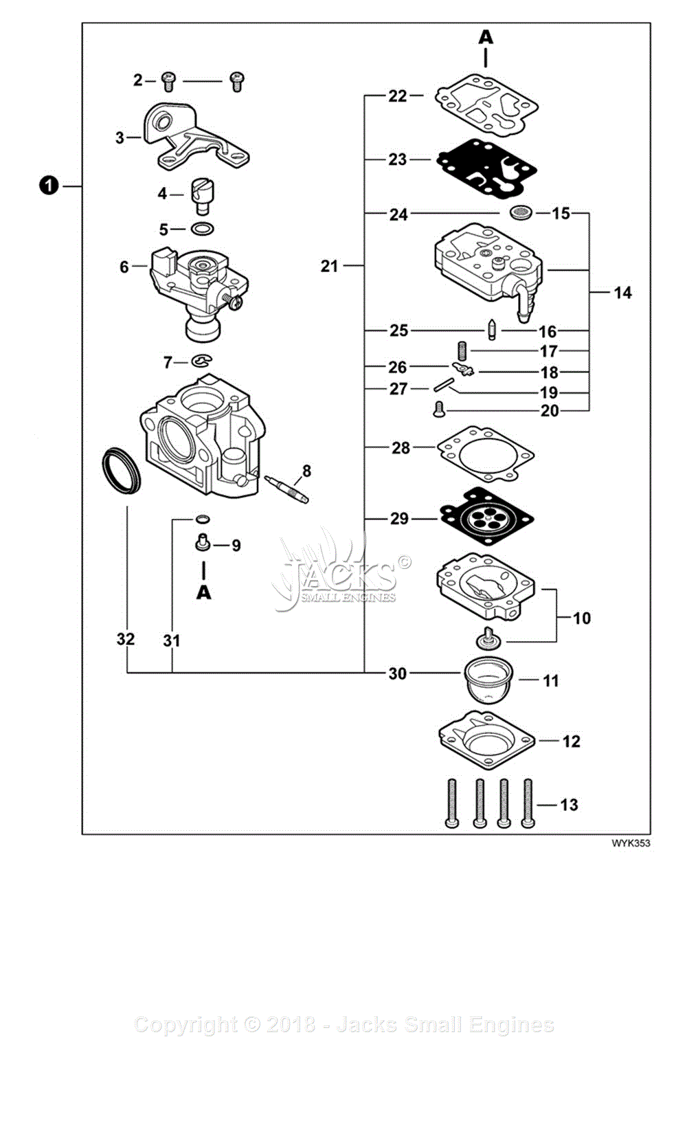 Kawasaki Motorcycle 1998 OEM Parts Diagram for Rear Wheel