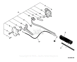 Control Handle, Throttle Cable