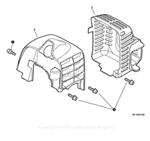 Engine Cover, Muffler Cover