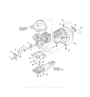 Engine Cover, Gearcase Adapter, Reed Valve