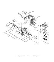 Cylinder Cover, Fan Cover, Reed Valve