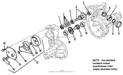 Hydro Transmission Service Parts - Diagram 3