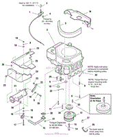 Engine Group - Electric Clutch - 16HP Kohler CV460 (E986007)