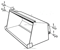 48&quot; Material Bucket Group (3482I34)