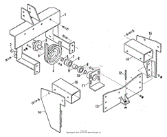 Hitch &amp; Drive Assembly - Tractor End Group (3482I102)