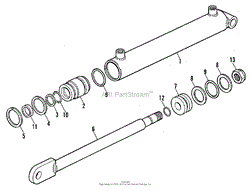 Hydraulics - Lift Cylinder Group (3482I115)