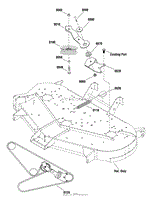 48&quot; (122cm) Mower Deck - Clutch &amp; Support Group (2992292)