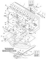 44&quot; Mower Deck - Height Adjustment &amp; Roller Bar (985973)