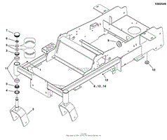 Main Frame &amp; Front Caster Group (5302549)