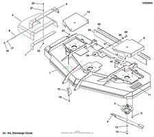 72&quot; Mower Deck - Housing, Covers, Spindles &amp; Blades