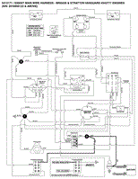 Electrical Schematic - Charging Circuit - B&amp;S 543777 S/N: 2016950123 &amp; Above