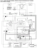 Electrical Schematic - PTO Clutch Circuit - B&amp;S 543777 S/N: 2016950123 &amp; Above