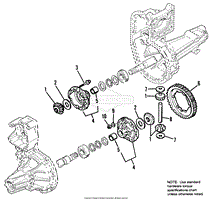 Hydro Transmission Service Parts - Diagram 4