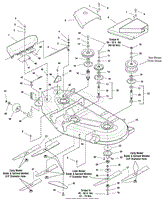 54&quot; Mower Deck - Housing, Arbors &amp; Blades Group