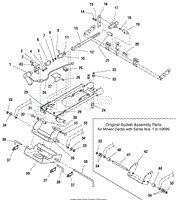 48&quot; Mower Deck - Height Adjust &amp; Hitch Group