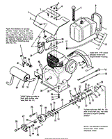 Engine, Exhaust &amp; Drive Shaft Group - 7112 Later Models