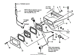 Headlight Group - 8 &amp; 10HP Models