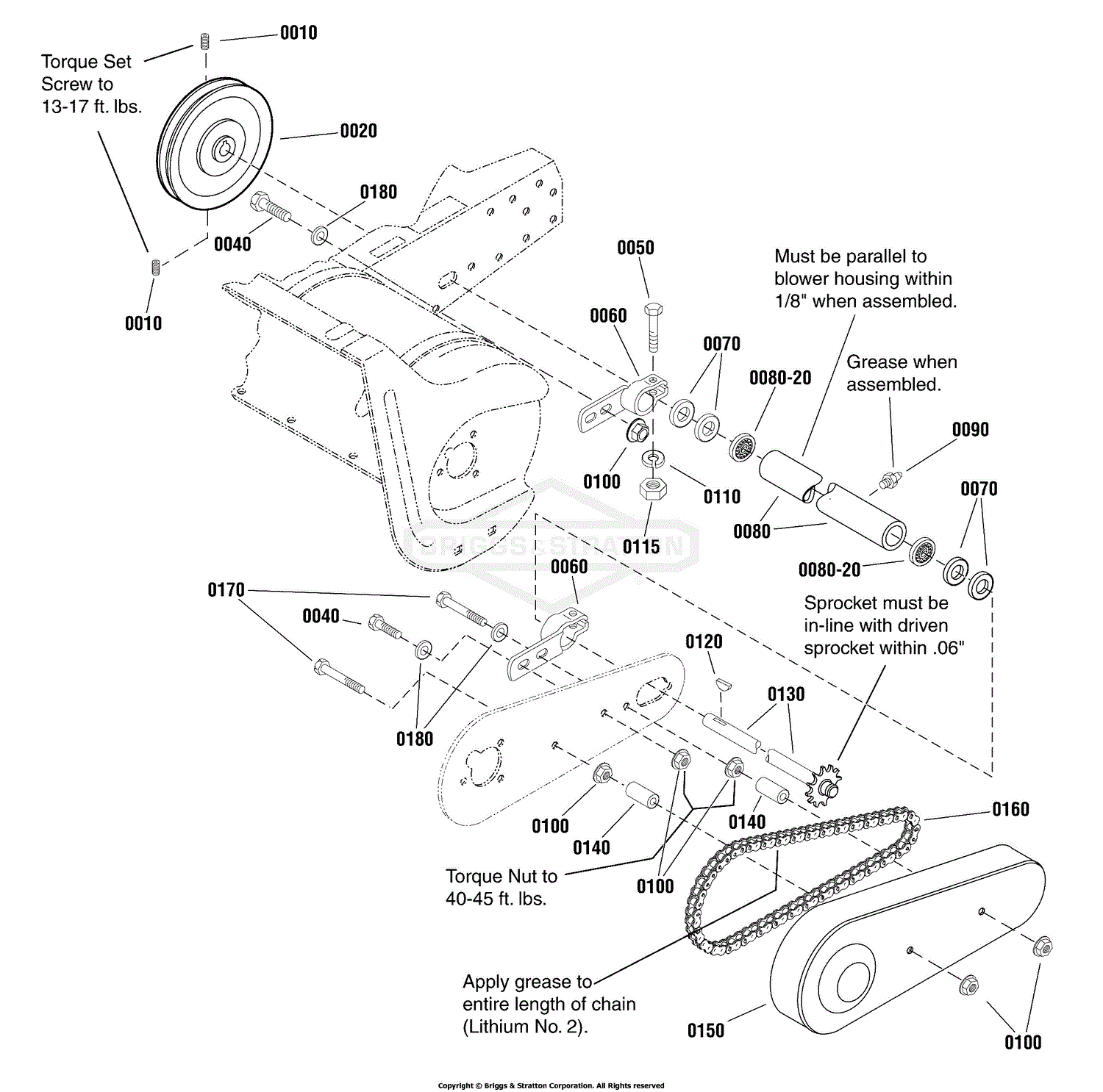Kubota ZD221 Parts ENGINE 000100 CRANKCASE Parts and Diagram