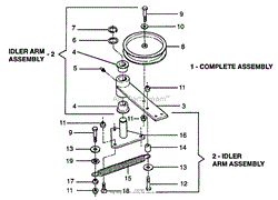 Spring-Loaded Idler Group