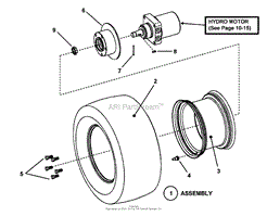 DRIVE TIRE &amp; WHEEL ASSEMBLY