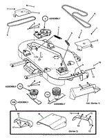 61&quot; CUTTING DECK ASSEMBLY PT.2