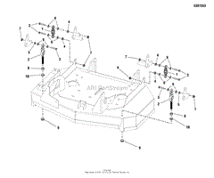 36&quot; Mower Deck Group - Hanger Chains