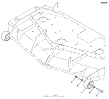 52&quot; Mower Deck - Rollers