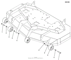 48&quot; Mower Deck Group - Rollers