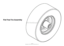 Flat Free Tire Assembly