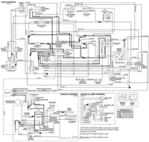 Electrical Schematic - PTO &amp; Hourmeter - S/N: 2015276815 &amp; Above