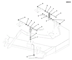 61&quot; Mower Deck - Hanger Chains