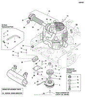 Engine &amp; PTO Group - 27 HP Kohler