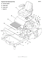 Suspension Seat &amp; Kick Plate Group