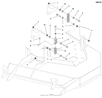 61&quot; Mower Deck - Hanger Chains