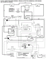 Electrical Schematic - Ign. Grounding Circuit/Op. Pres. - B&amp;S Commercial Turf S/N: 2016950123 &amp; Above