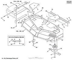 48&quot; Mower Deck - Housing, Covers, Spindles &amp; Blades