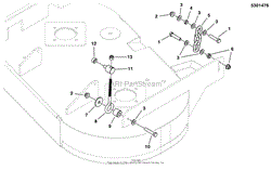 36&quot; Mower Deck - Hanger Chains