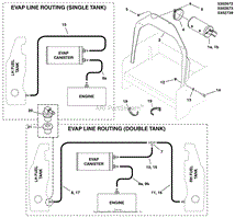 EVAP Canister Group - CAL Models (S/N: All); Other Models (S/N: 2016816349 &amp; Below)