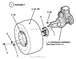 Drive Tire/Wheel Assembly