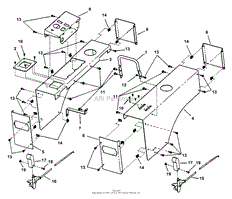 Fender/Control Cable Assembly