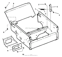 Upper Chassis And Seat Latch Assembly